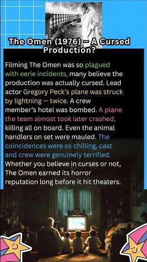 The Omen 1976 – A Cursed Production #TheOmen #ClassicCinema #1970sMovies