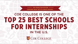24 reactions | By becoming a Kohawk, you are guaranteed hands-on experience. Learn more about Coe’s distinction as one of The Princeton Review’s Top 25 Best Schools for Internships (...two years in a row!). | Coe College | Facebook