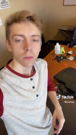 Fixing Customers Broke PS3! 🔥 #fyp #broken #ps3 #tech #cleaning #dirty #gross #tech #curtwj #foryou #foryoupage #laptop #computer