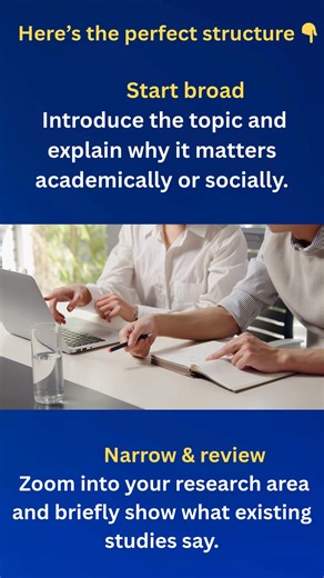 Dr Fouziya | Business Management Assignment Help UAE on Instagram: "Struggling to write your dissertation introduction? 🤯 You’re not alone. Ask yourself 👇 ❓ How do I start my dissertation introduction? ❓ What should come first: background or problem statement? ❓ How do I identify a clear research gap? ❓ What makes an introduction strong enough to impress examiners? ❓ How long should a dissertation introduction be? This simple 4-step structure answers ALL of these questions ✨ Save it before you