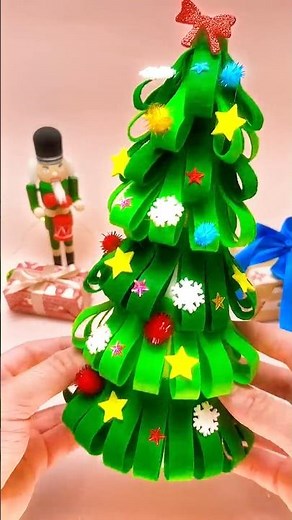 Easy DIY Christmas Tree for Kids | Fun Holiday Craft 🎄 #diy
