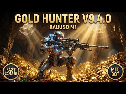 Gold Hunter V9.4 | XAUUSD M1 Scalping EA | Fast Gold Trading Bot MT5