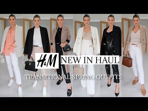 H&M NEW IN HAUL | TRANSITIONAL SPRING OUTFITS 2023
