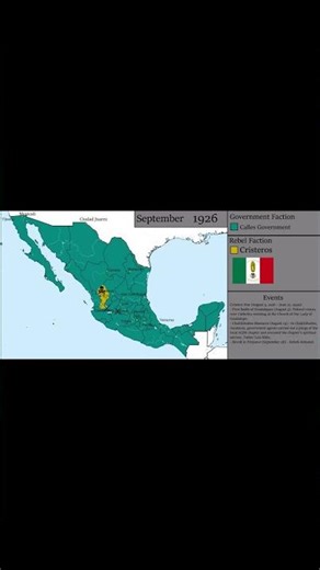 Cristero War (1926-1929) (#history #cristeros #mexican #revolution #map #war #tragedy )