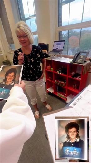 Ask teachers to sign their old photos.#funny #pranks #funnytiktok #teacher #fyp