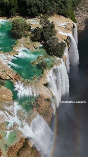 La cascada más alta de la Huasteca Potosina es una belleza ❤️. #huastecapotosina