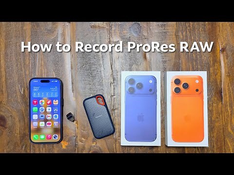 How to Record Apple ProRes RAW & Open Gate on iPhone 17 Pro