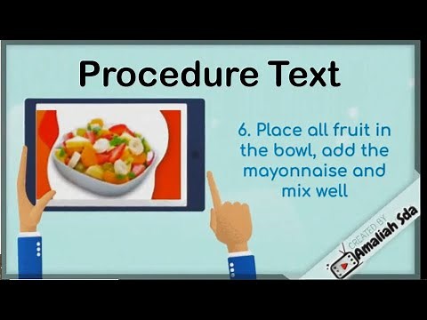 HOW TO MAKE SALAD Procedure Text1