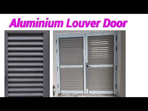 Aluminium Louver Door | Louvered Door Use | Aluminium Louver Door Detail