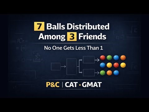 99+ Percentile CAT 2026 Quant 🚀 Distribution Problems Explained | P&C shortcuts #logicxonomy