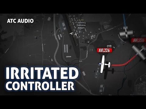 Leesburg Controller Becomes Very ANGRY because of the workload. Real ATC Audio