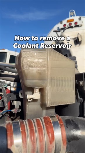 DIESEL TRUCK REPAIR OTAY MESA | How to properly remove a coolant reservoir on a Peterbilt ⚙️ #cummins #peterbilt #dieselmechanic | Instagram