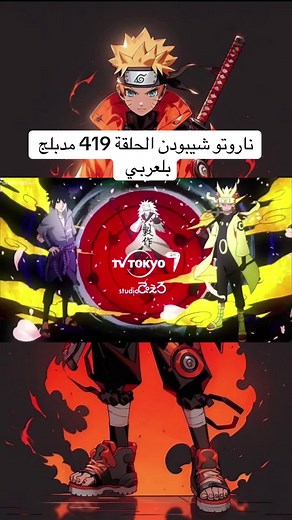 ناروتو شيبودن الحلقة 419 مدبلج بالعربي