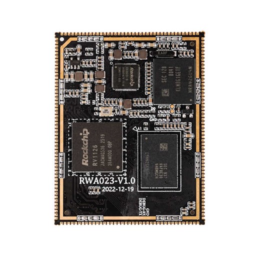 Advanced RV1126B-P Rockchip AI Chip SoM Board 1GB RAM 8GB ROM AI Camera IPC Smart Devices Electronic Modules Kits