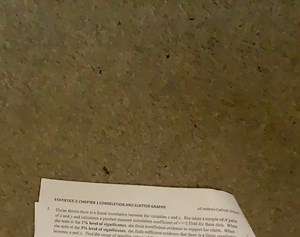 STATISTICS 2: CHAPTER 1 CORRELATION AND SCATTER GRAPHSrAll Ha... | Filo