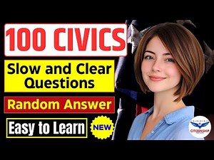 2025 (EASY Memorize) USCIS Official 100 Civics Questions & Answers for US Citizenship Test 2025-N400