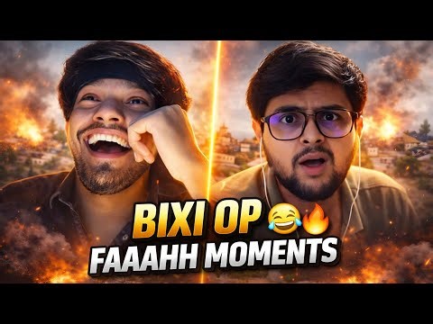 BixiOp Funniest Faahhh Moments 😂 BGMI Rage & Reactions 💀