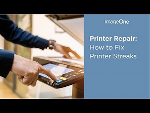 How to Fix Printer and Scanner Streaks | Print Repair | imageOne