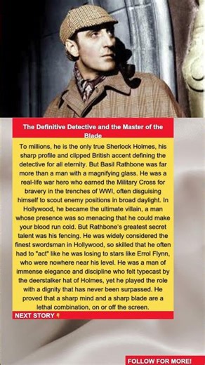 Basil Rathbone: The Real Master Fencer #shorts #basilrathbone #history