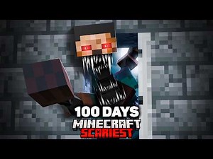I Spent 100 Days in the SCARIEST MODS in Minecraft