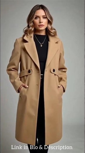 Elegant Women Long Coat USA | Stylish & Warm Ladies Winter Long Coat