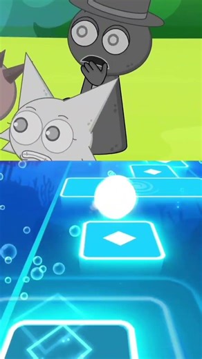 Magic Mask Sprunki| Secret PowerRevealed |Tiles Hop Animation #shorts #sprunki #tileshop