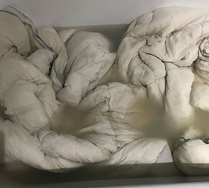 Mum reveals strip washing her duvet left a bath tub full of disgusting water