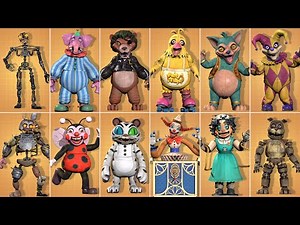 All Suits & Animatronics | Five Nights at Freddy's: Secret of the Mimic