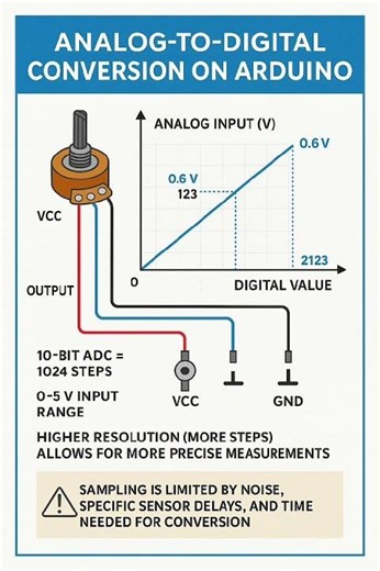 Arduino:Analog to digital conversion