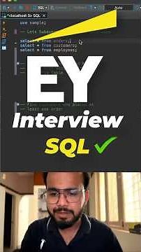 🤔 Most Asked EY Sql Interview Questions answers #ey #sql #sqlinterviewquestionsandanswers
