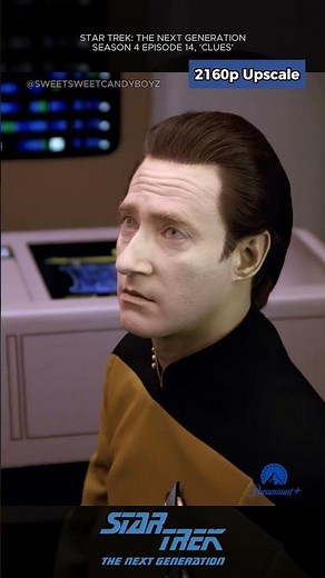 [4K] Gatekeeping | Picard and Data | Star Trek: TNG S04E14 'Clues' #shorts #startrek #clips