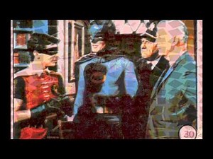 Batman Color Cards from the Sixties