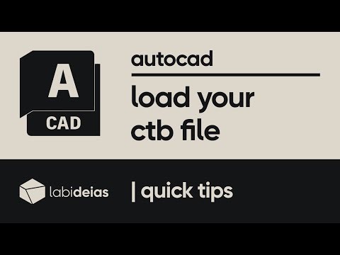 autocad | how to load your ctb file