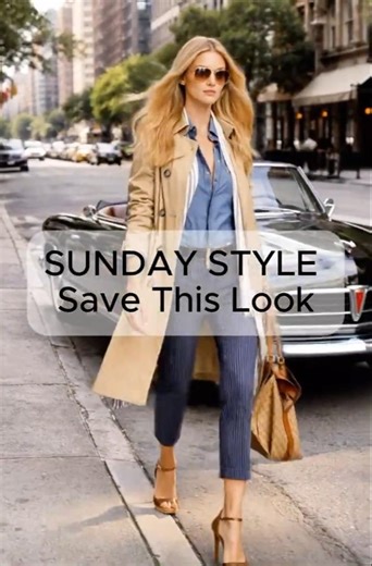 SUNDAY STYLE | Save This Look. #serinamancini #quietluxury #effortlessstyle #oldmoneystyle