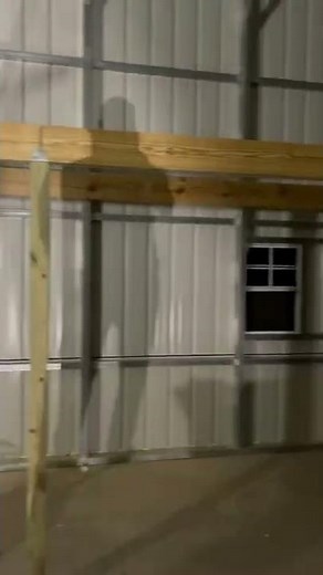 Garage mezzanine framing