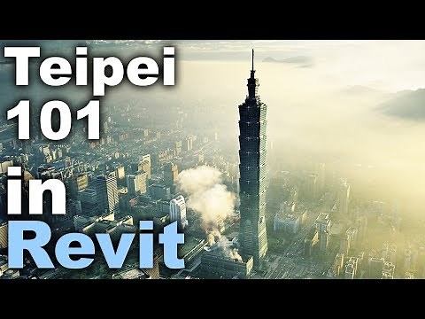 Taipei 101 Skyscraper in Revit Tutorial