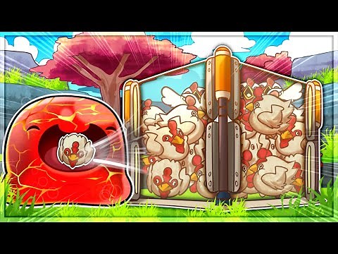 Feeding 1000 CHICKENS To The BOOM GORDO in Slime Rancher 2