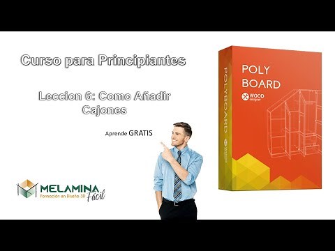 Curso Polyboard 7 – Lección 6: Cómo Añadir Cajones a tus Diseños de Muebles