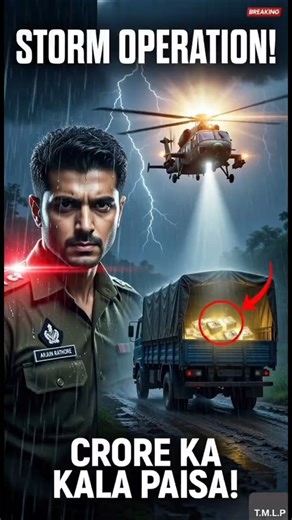 Raat Ka Raid! 🌩🚁 Major Arjun Ne Storm Me Pakda Crore Ka Truck! #army #armylover #indianarmy #shorts