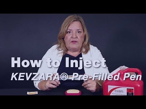 How to Inject KEVZARA Pre-Filled, Button-Free Syringe
