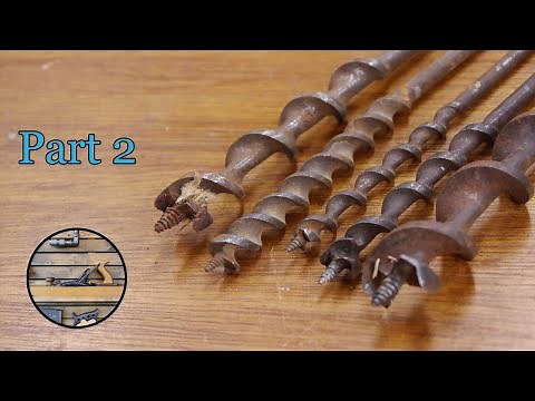Sharpening and restoring vintage auger bits | Part 2