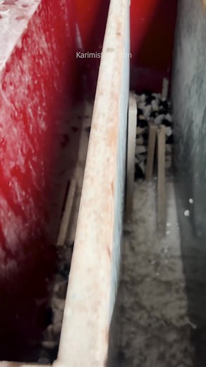 Heavy-duty Tumble Machine for Large-Size Stones In this video, you can see our industrial tumble machine, specially designed for large-format stones. It softens the edges, creates a natural antique texture, and gives the stone a classic, timeless finish. 🪨✨ #tumbler #رخام #naturalstone #stone #cncstone #marble #Export #production #حجر | Karimi Stone