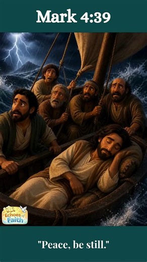 Jesus Calms the Storm: Peace Be Still| Mark  4:39