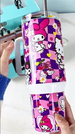 2-in-1 Dual Tumbler Heat Press Perfect for 40oz Full-Wrap Tumbler! #pydlife #40oztumbler#sublimation