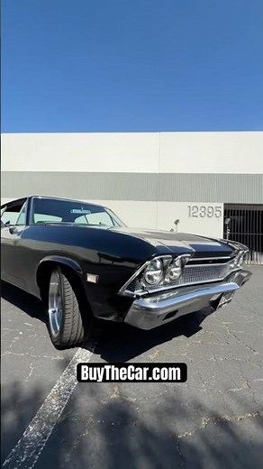 1969 Black Chevelle Restored & Modified #classiccars #restoration #chevelle