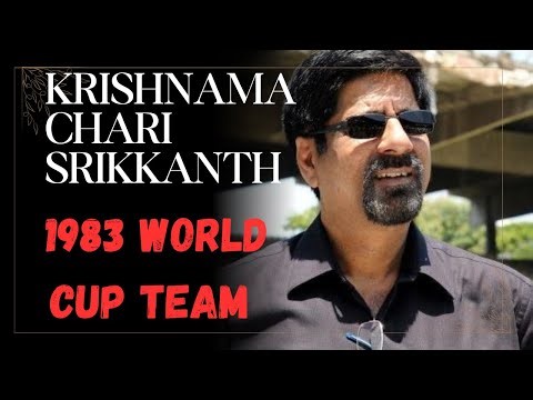 krishnamachari srikkanth , world cup 1983 team #cricket #indiancricket