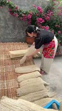 Welcome to the World of Village Farming Satisfying Luffa Cutting Cleaning Taseall