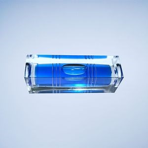 [Hot Item] Accurate Accuracy Level Bubble, Level Vial, Block Vial, Blue Liquid with White Lines, Rb-Sq441515