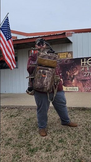 New View Hunting sent me there bow hunting backpack, its awesome! #bowhunting #archary #outdoors