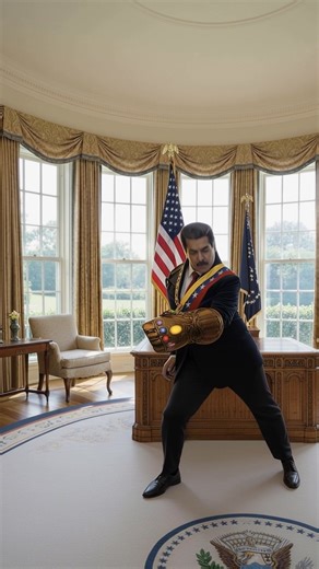 Maduro got a hold of the White House and the Infinity Gauntlet #Maduro #WhiteHouse #InfinityGauntlet #Dancing
